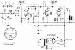 0V2 Röhrenempfänger - Schaltung