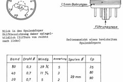 0V2 Röhrenempfänger - Spulen - hat man selber wickeln müssen!