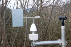 Windmessstation gebastelt, die weisse Abdeckung ist ein Kaffebecher 😉