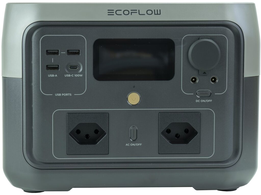 EcoFlow River 2 Max 512Wh 6kg gekauft für Outdoorfunk, ja eine AC Buchse ist verblombt ;-)