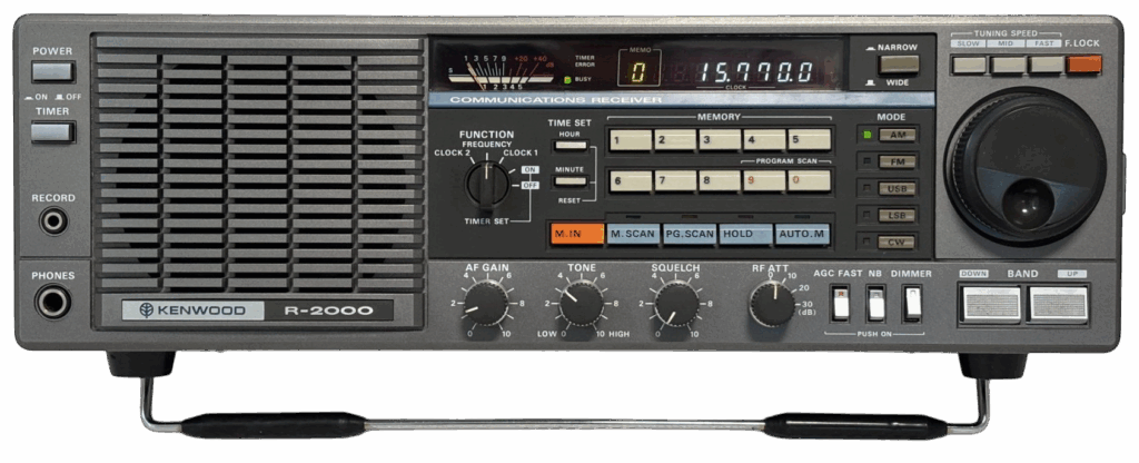 KENWOOD  R-2000 – Kurzwellenempfänger 150kHz-30MHz gekauft