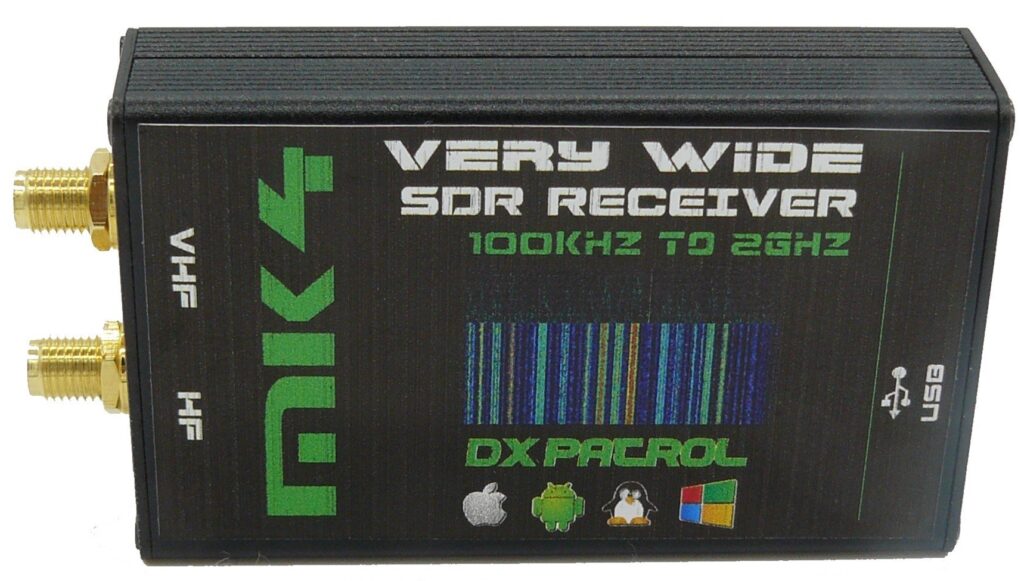 SDR Empfänger – DX PATROL SDR MK4 V2 – 100kHz-2GHz gekauft
